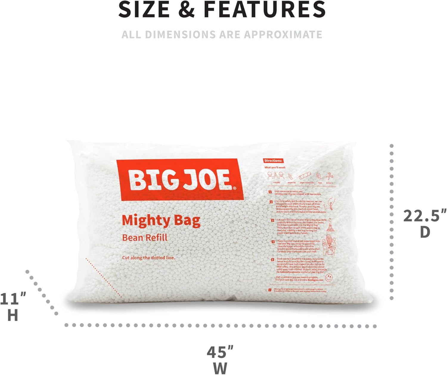 bean-refill-polystyrene-beans-for-bean-bags-or-crafts-100-liters-polystyrene-bean-filled-polystyrene-adult-sized-comfortable-seating-diy-projects-ultra-lightweight-made-in-the-usa