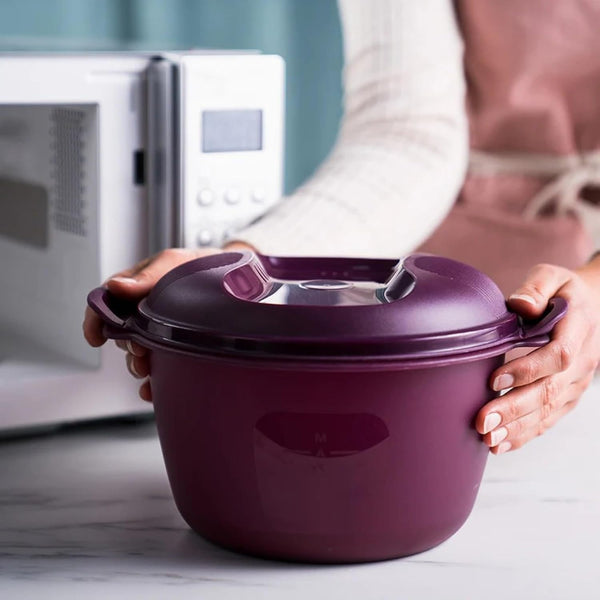 Microwave Rice Cooker Purple Large 3L or 12 Cup4