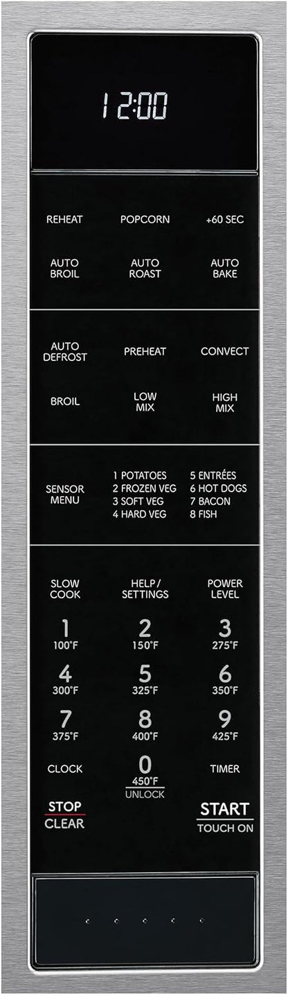 SMC1585KS Convection Countertop Microwave Oven with Removeable 15.4" Carousel Turntable, 1.5 Cubic Feet, 900 Watt, Sensor Cooking, Stainless Steel | 1.5 Cubic Feet, 900 Watt, Removeable 15.4" Carousel Turntable, Sensor Cooking14