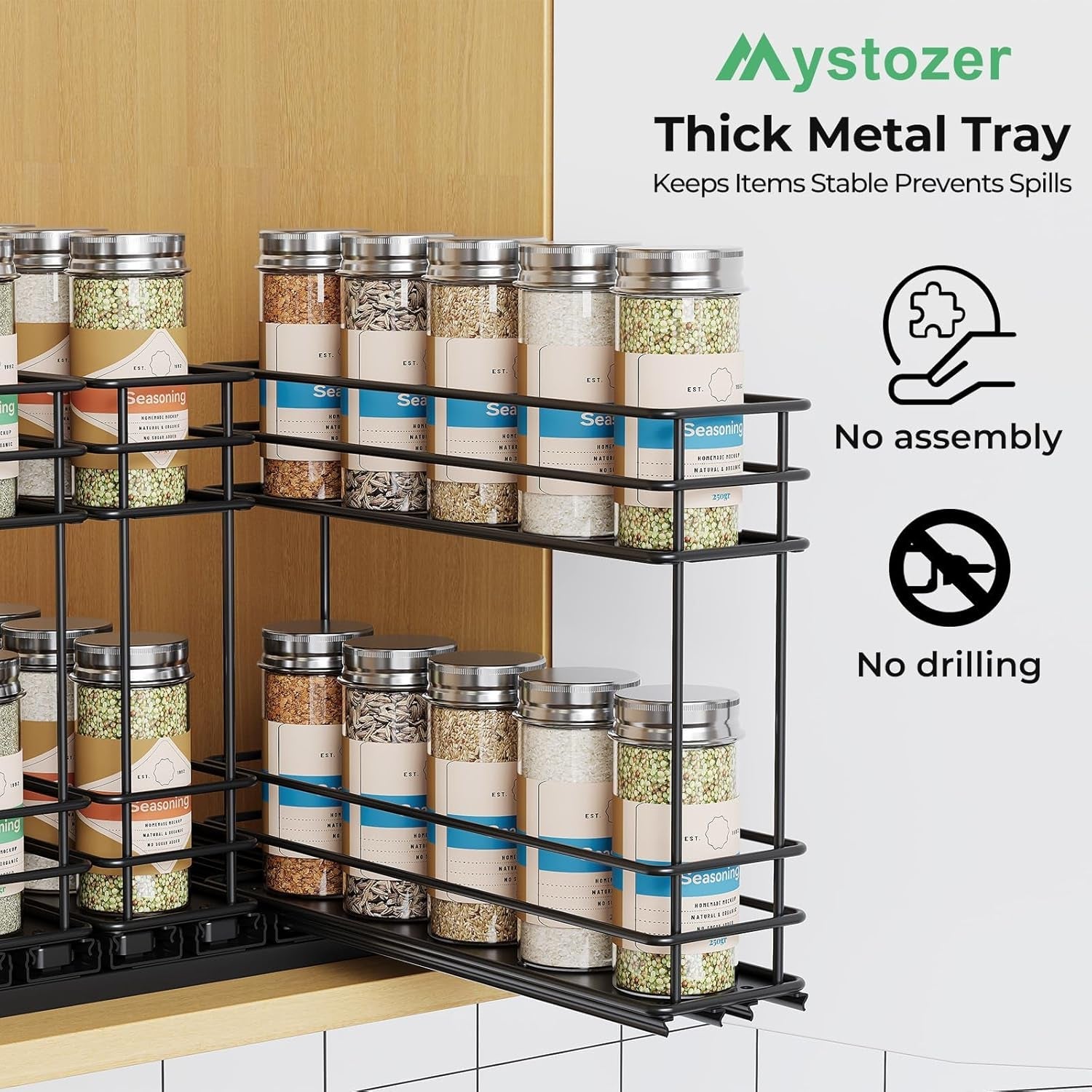 pull-out-spice-rack-organizer-for-cabinet-slide-out-spice-racks-easy-to-install-spice-cabinet-organizers-7-4-wx10-43-dx8-26-h-3-drawers-2-tiersblack