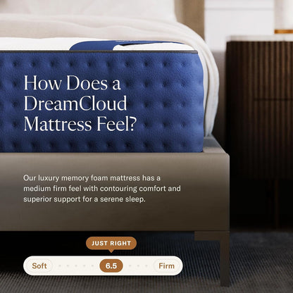 Dreamcloud 12" Full Mattress, Luxury Gel Memory Foam, 1 Year Trial4