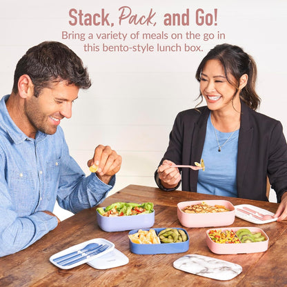 Bentgo Classic Stackable 3-Compartment Adult Bento-Style Lunch Box5