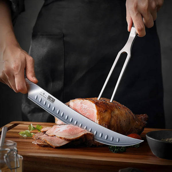 Carving Knife Set 3PCS, Japanese Brisket Slicing Knife Sets5