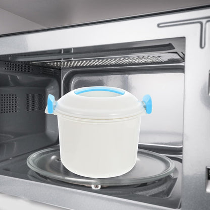 Microwavable Rice Cooker Small Microwave Rice Cooker for Vegetables Pasta and More Microwaveable Steamer 8.26 X 6.88 X 5.51 in 1 Pack6
