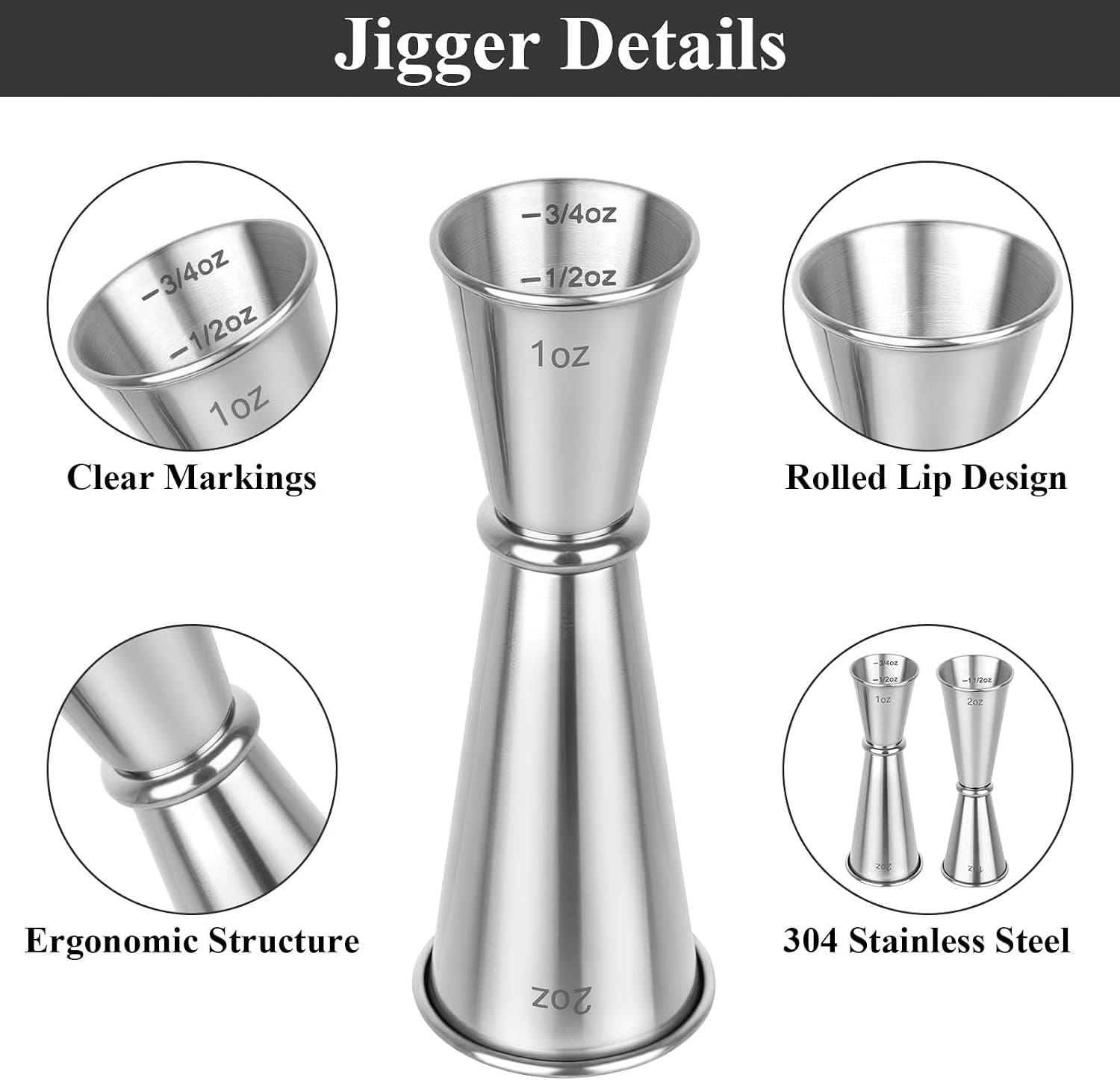 2-pack-jigger-for-bartending-2-oz-1-oz-double-shot-measure-cocktail-cup-silver-stainless-steel-bar-measuring-jiggers-bartending-supplies-with-measurements-inside