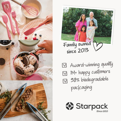 Starpack Silicone Spoonula the All-Rounder 11 Inch - LFGB Spoon Spatula, 600°F Heat Resistant, Bpa-Free - One-Piece Seamless, Dishwasher Safe - for Nonstick Cookware, Sage Green9