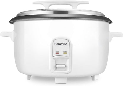 Commercial Rice Cooker, 90-Cup Rice Cooker, 16Qt Large Rice Cooker with Nonstick Inner Pot, Fast Cooking and Auto Keep Warm, with Rice Cup and Paddle, Easy to Clean, 1950W1