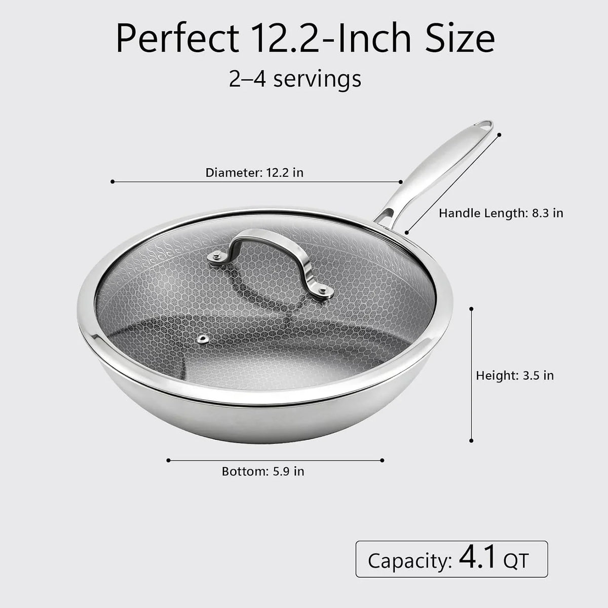 12-2-tri-ply-stainless-steel-wok-with-glass-lid-pro-grade-honeycomb-hybrid-stir-fry-pan-for-searing-tossing-uncoated-flat-bottom-chef-wok-induction-compatible-31cm