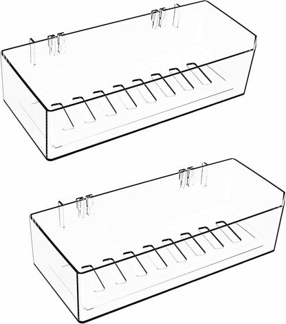 Bathroom Shower Shelf Organizer Rack,Adhesive Shower Organizer for Bathroom Storage&Home Decor&Kitchen,Wall Shower Caddy Shelf Non Drilling Adhesive and No Damage Wall Mount,2 Pack Clear1