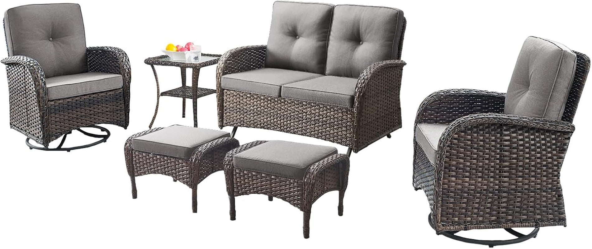 6-piece-patio-conversation-sets-wicker-patio-furniture-sets-with-outdoor-swivel-rocker-chairs-glider-loveseat-perfect-for-patio-deck-backyard-brown-wicker-grey-cushion