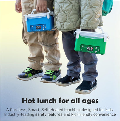JR Junior Kids School Cordless Heated Electric Lunch Box, Black2
