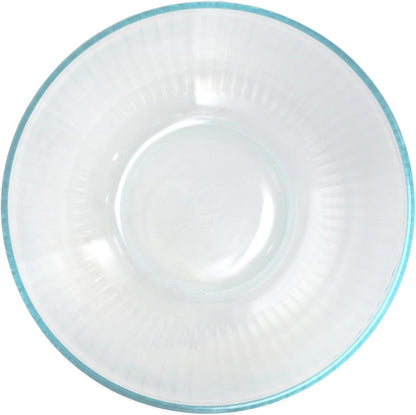 7404 (4.5Qt) Glass Mixing Bowl & 7404-PC Blue Lid - Made in USA3