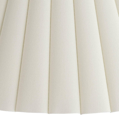 Antique Extra Large White Box Pleat Shade 6.75X20.75X12.5 (Spider) Set 2 | Pre-Assembled 6.75" Top X 20.75" Bottom X 10.75" High X 12.5" Slant Replacement for Table + Floor Lamps Empire Harp + Finial3