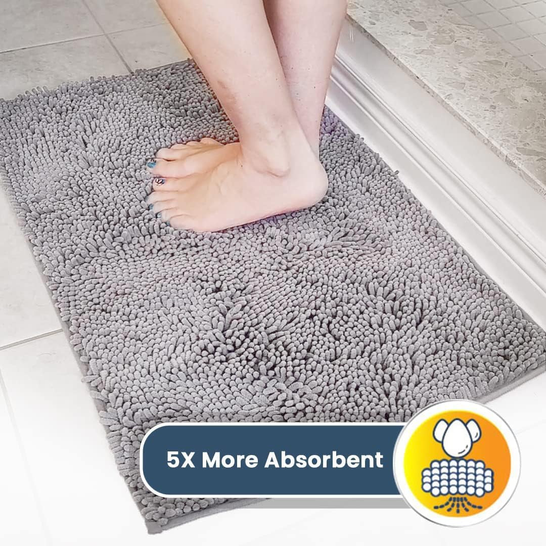 ®-super-water-absorbent-door-mat-indoor-microfiber-quick-dry-chenille-entryway-rug-slip-resistant-front-door-mat-indoor-mats-for-entryway-machine-washable-pet-rug-grey-24x36