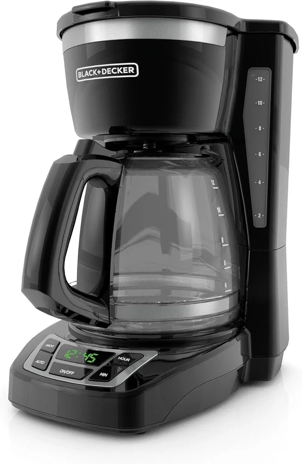 BLACK+DECKER 12-Cup Drip Coffee Maker with Vortex Brewing4