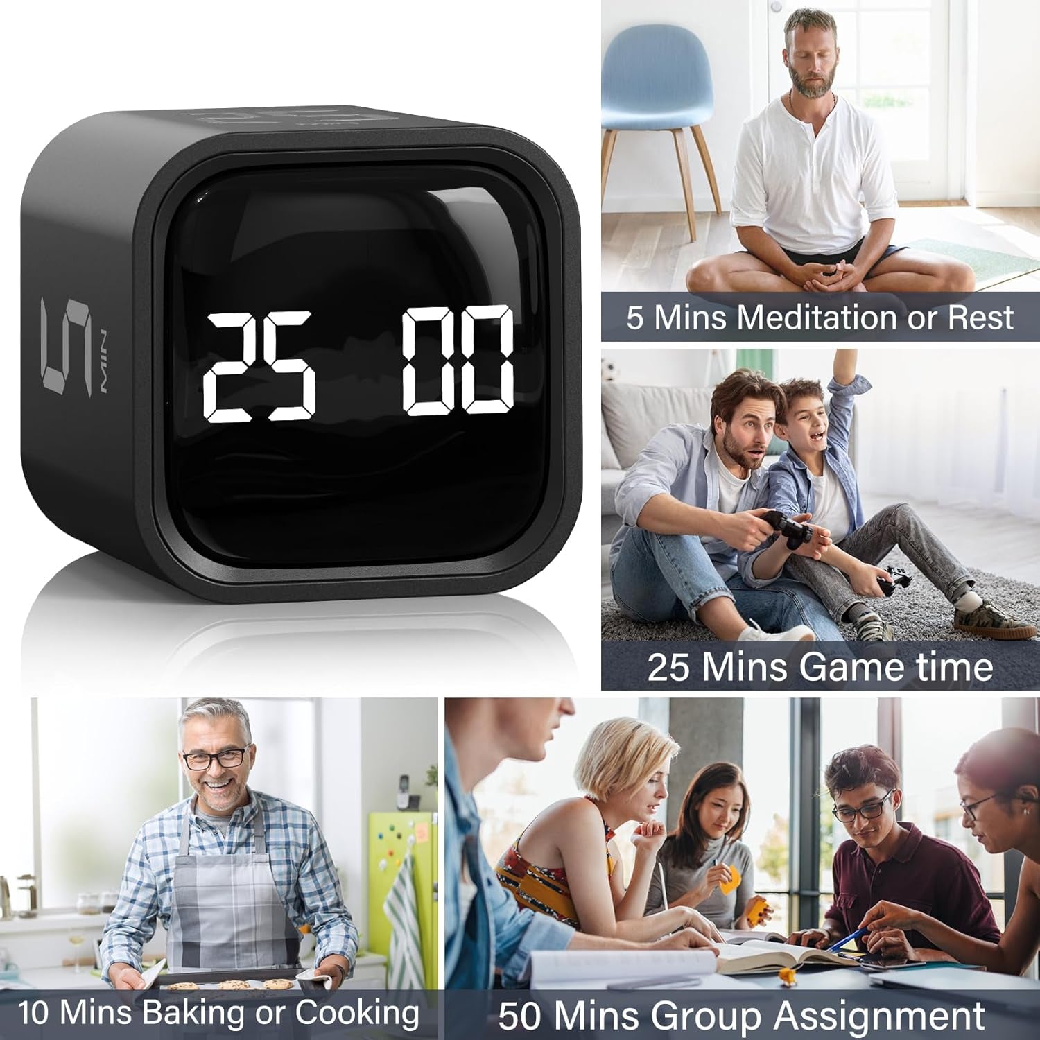 rotating-pomodoro-timer-5-25-10-50-desk-productivity-flip-timer-adhd-tool-countdown-stopwatch-cube-timer-vibration-high-low-volume-custom-modes-for-work-study-back-to-school-kitchen