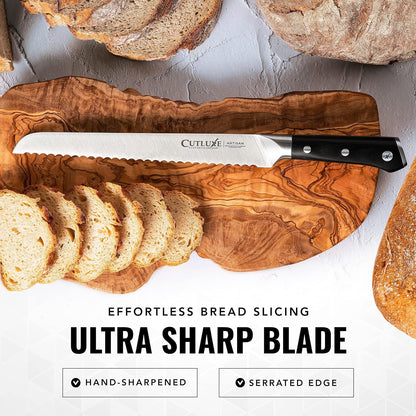 Bread Knife, 10" Serrated Knife for Sourdough & Homemade Bread3