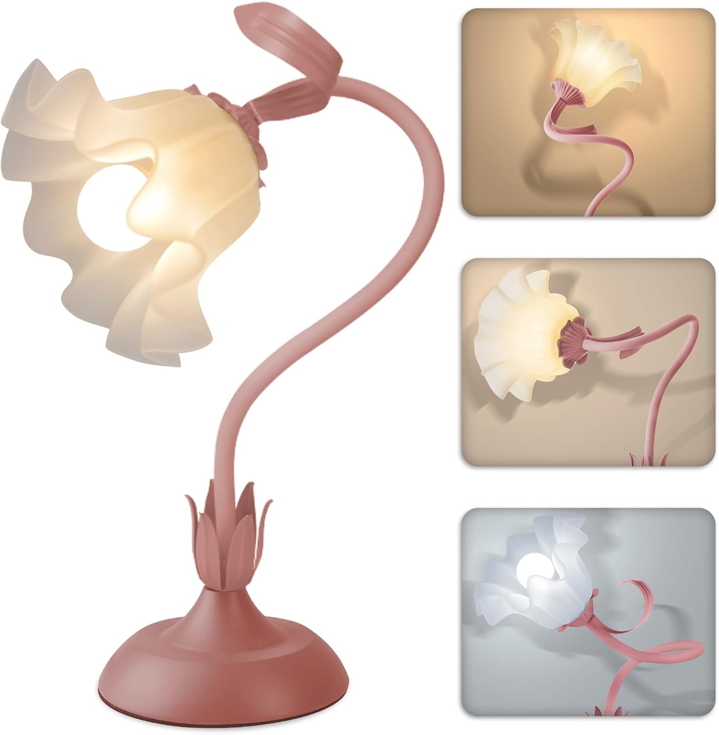women-bedside-table-lamps-for-bedroom-cute-flower-desk-lamp-with-adjustable-flexible-gooseneck-3-color-temperatures-nightstand-lamp-with-e26-led-bulbs-floral-lamp-for-living-room-office-reading