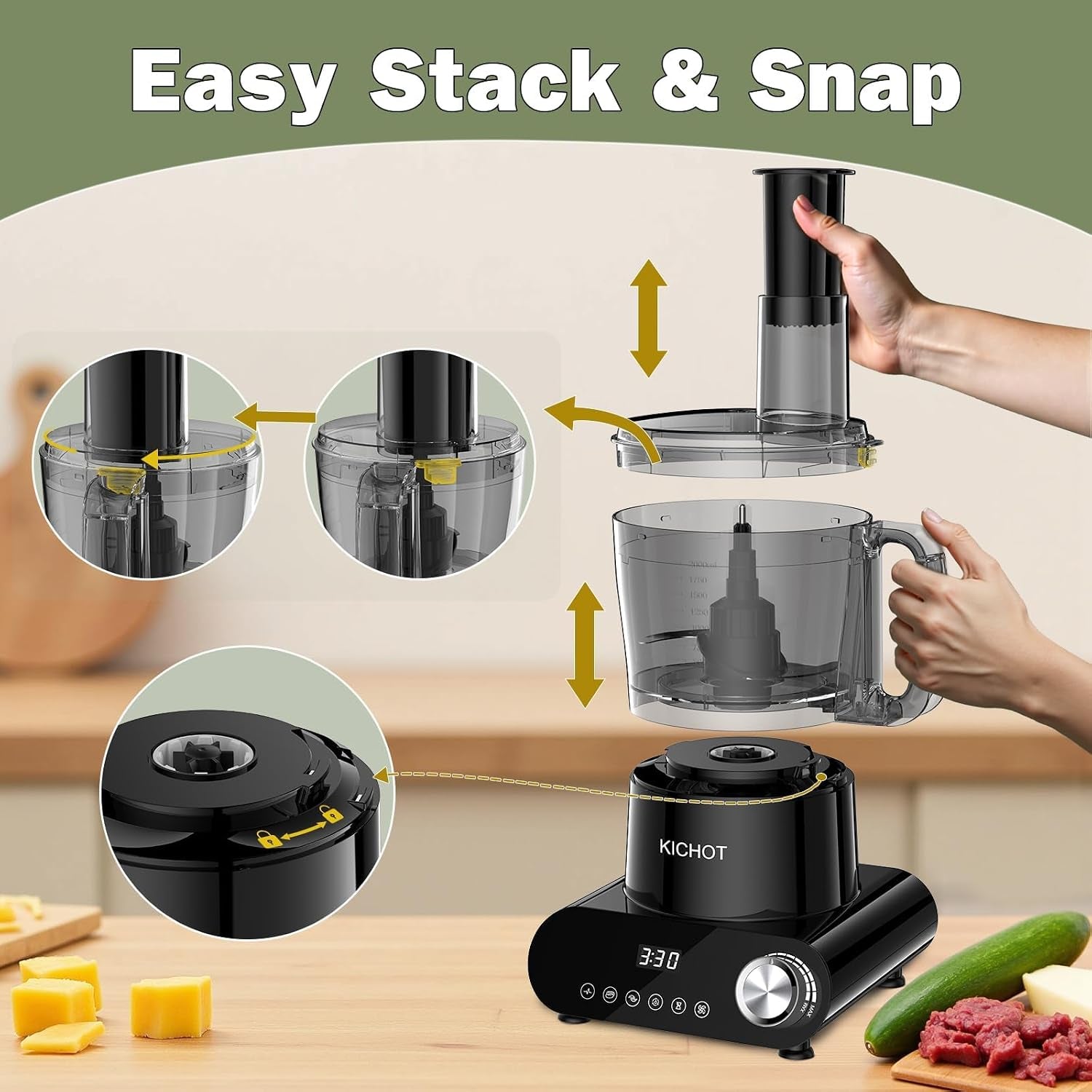 12-cup-food-processor-vegetable-chopper-french-fry-cutter-stepless-speed-digital-timer-large-feed-chute-ice-creshing-chopping-shredding-slicing-and-doughing-600w-for-home-use-black