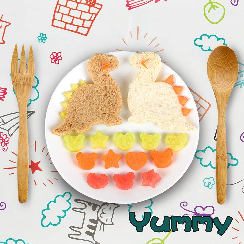 sandwich-cutters-set-for-kids-12-pcs-mickey-mouse-dinosaur-star-heart-shapes-and-mini-vegetable-fruit-cookie-cutters-food-mold-for-holiday-and-party