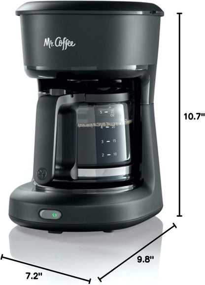 Mr. Coffee® 5-Cup Mini Brew Switch Coffee Maker, Black8