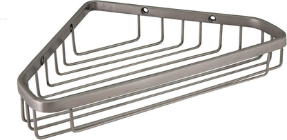 Millbridge Corner Shower Basket, 9", Stainless Steel1