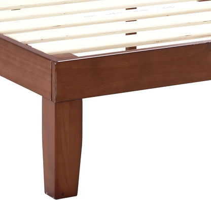 Vivek Wood Platform Bed Frame with Headboard, Easy Assembly, Queen12