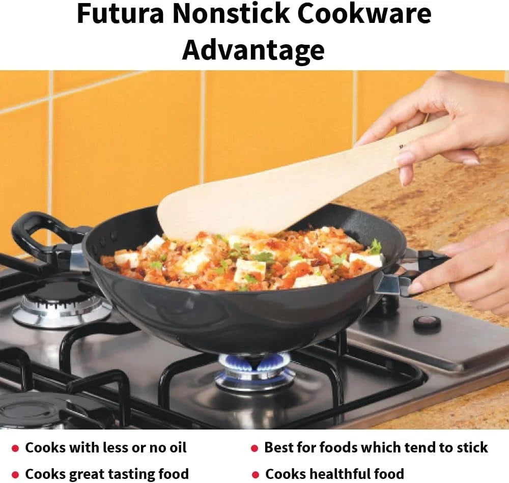 futura-nonstick-kadhai-2-5-l-26-cm-3-25-mm-with-ss-lid-black