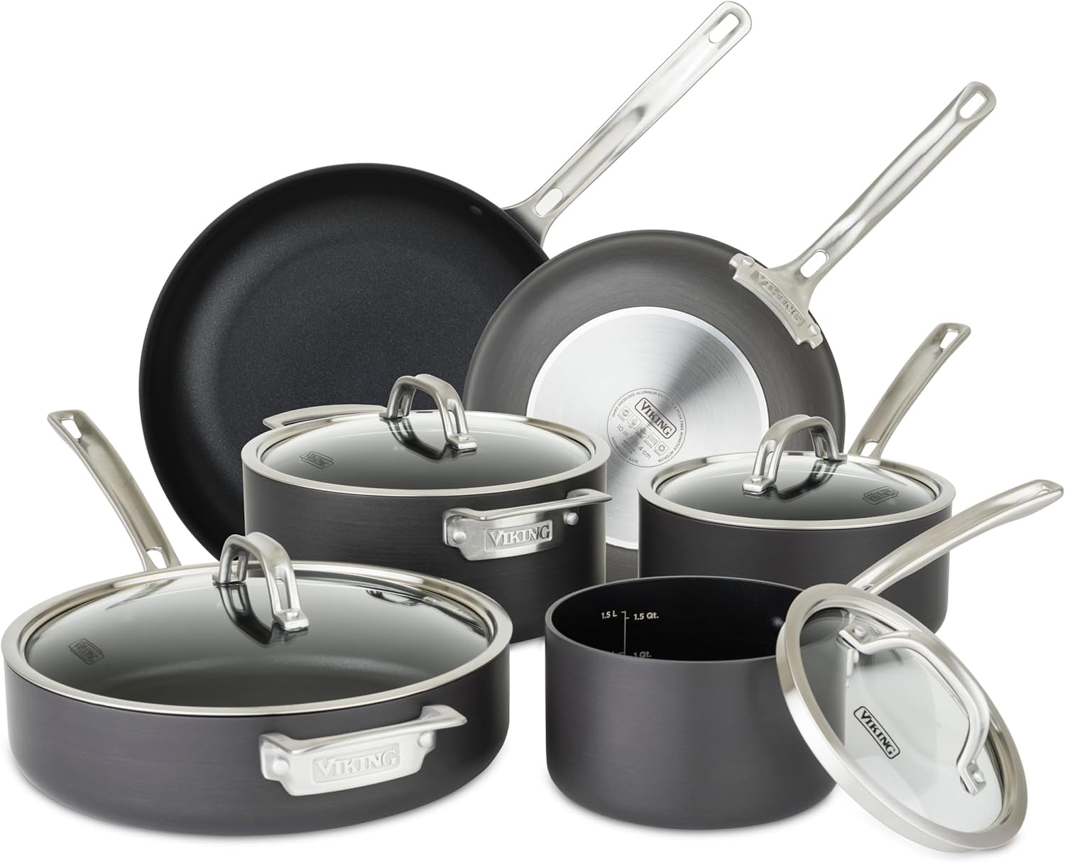 viking-pots-and-pans-set-non-stick-10-piece-hard-anodized-kitchen-cookware-with-glass-lids-black