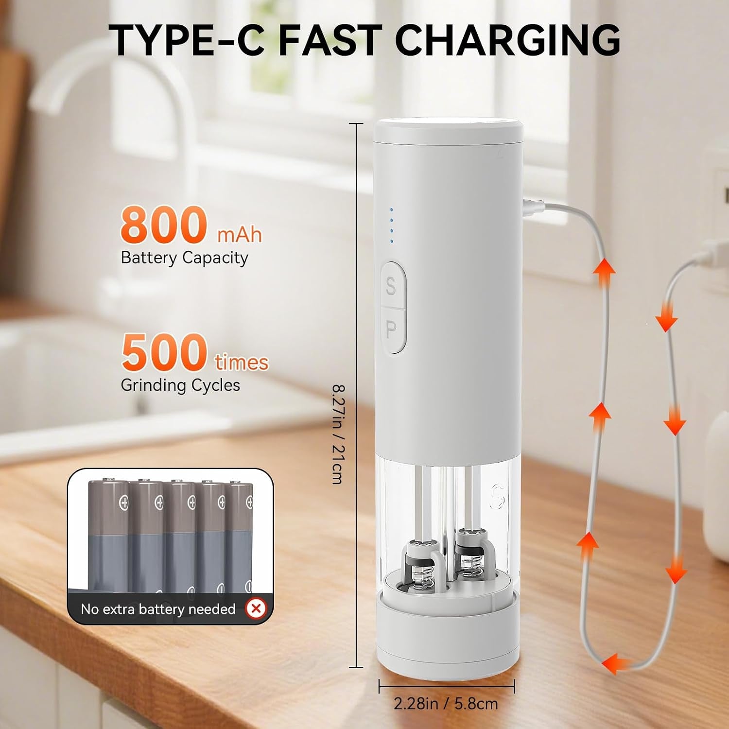 2-in-1-electric-salt-and-pepper-grinder-set-usb-rechargeable-automatic-salt-and-pepper-mill-shakers-with-battery-display-led-light-adjustable-coarsenesswhite