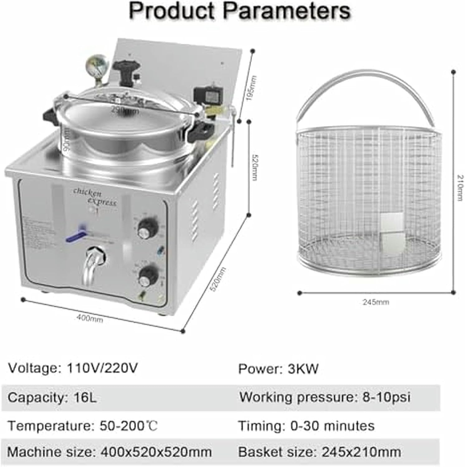 commercial-electric-pressure-fryer-with-timer-and-thermostat-for-cooking-chicken-and-fish