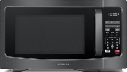Countertop Microwave Oven, 1.2 Cu.Ft, 1000W, Black | 12.4" Removable Turntable, Smart Humidity Sensor, 12 Auto Menus, Mute Function, ECO Mode, Easy Clean Interior1