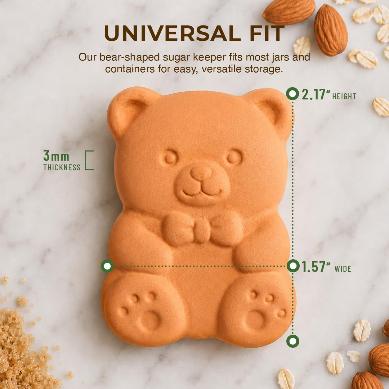 brown-sugar-bear-keeper-terracotta-sugar-saver-softener-for-brown-sugar-containers-reusable-food-safe-clay-moisture-regulator-keeps-sugar-soft-1-pack