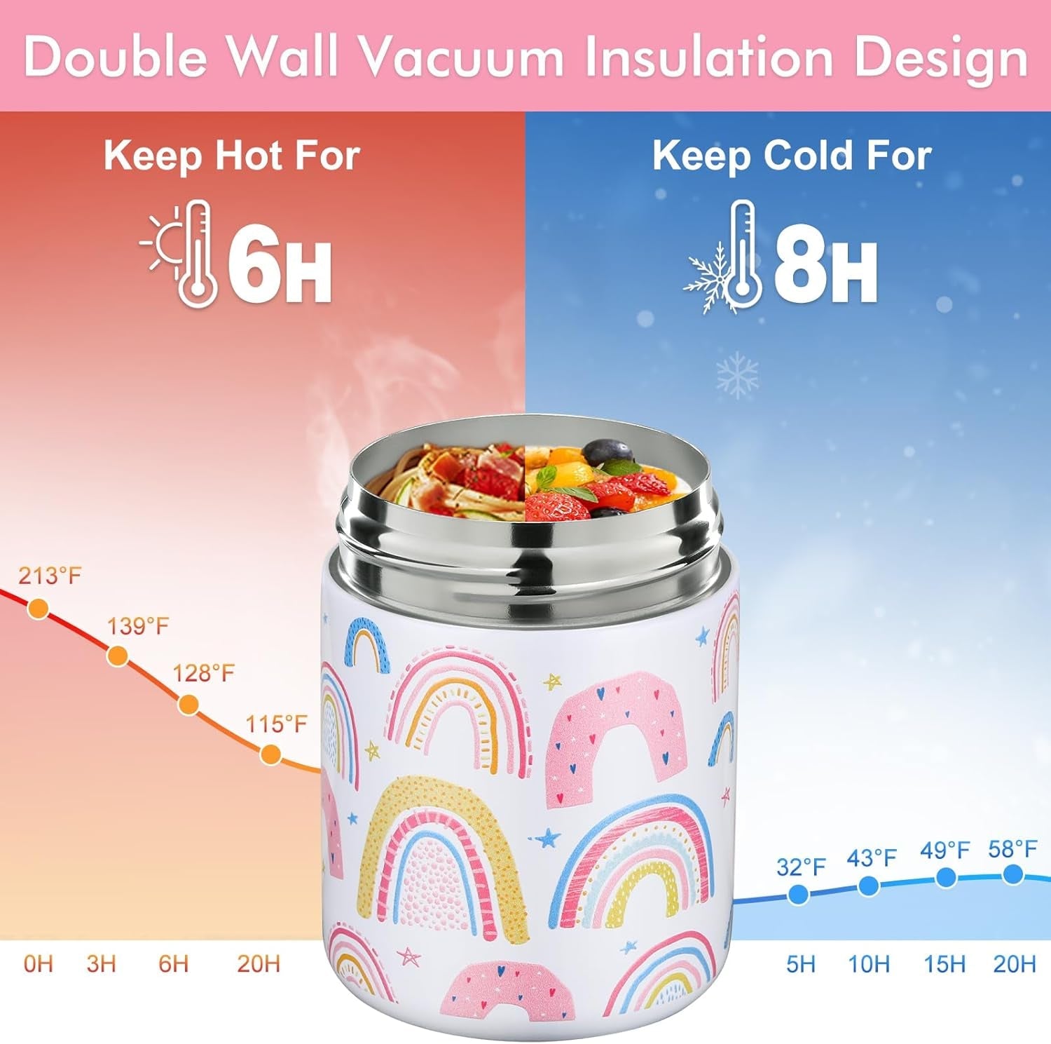 12oz-soup-thermo-for-hot-food-kids-insulated-food-jar-wide-mouth-lunch-container-leak-proof-stainless-steel-vacuum-bento-box-for-school-office-travel-outdoors-white-rainbow