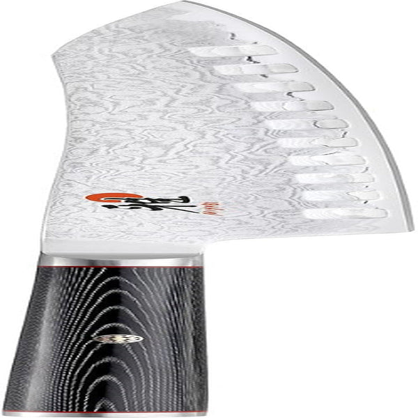 Kaizen 7-Inch Hollow Edge Rocking Santoku Knife1