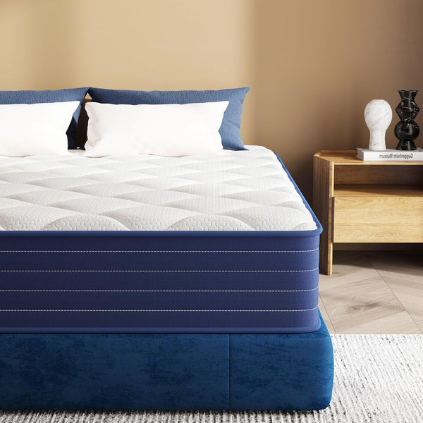 King Size Mattress, 12 Inch King Mattress in a Box, Hybrid Mattresses, Pocket Spring & Memory Foam, Medium, Motion Isolation, Fiberglass Free, Certipur-Us Certified, 76" X 80"6