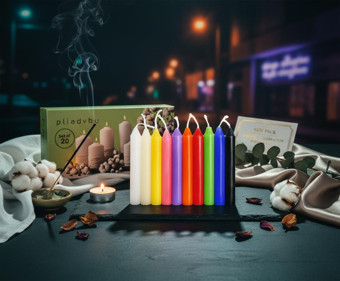 mini-spell-chime-taper-candle-set-of-20-4-inch-tall-unscented-rituals-candles-for-altar-meditation-supplies-ritualstaper-candle-multicolor-set-of-20