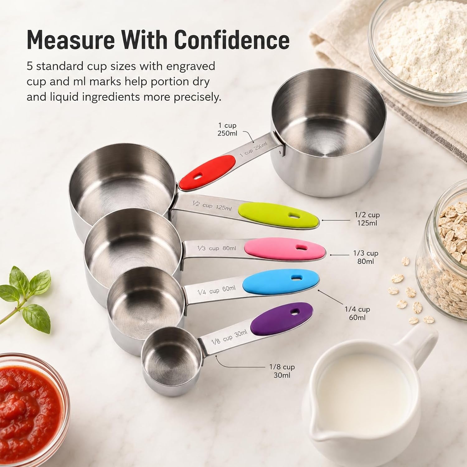 5-piece-stainless-steel-measuring-cups-with-non-slip-handles-kitchen-measuring-cups-for-dry-liquid-ingredients-cooking-baking-1-8-1-4-1-3-1-2-1-cup-colorful