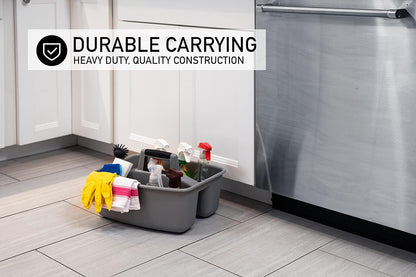 Rough and Rugged All-Purpose Cleaning Caddy, Grey/Black 2 Count (CD0170)3