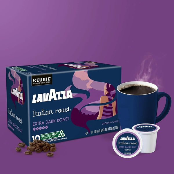 Lavazza Italian Roast, Keurig Single Serve K-Cup Pods, 60Ct (6 Packs of 10)9