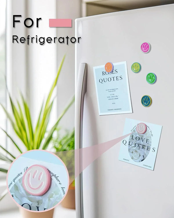 12 Pcs Cute Fridge Magnets, Fun Colorful Decorative Magnets for Lockers, Offices, Schools and Homes(12 Pcs - Mixed)5