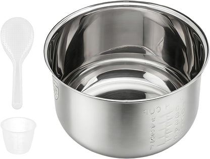 Stainless Steel Inner Pot of Rice Cooker - Compatible with Aroma ARC-150SB, ARC-5200SB and Insignia NS-RC20CSS1 Rice Cooker Pot.1