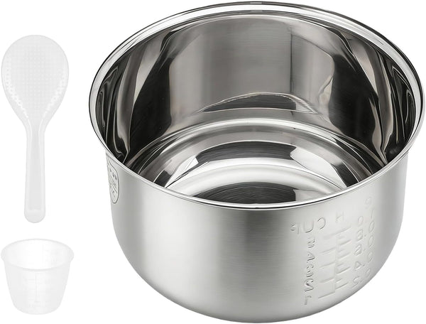 Stainless Steel Inner Pot of Rice Cooker - Compatible with Aroma ARC-150SB, ARC-5200SB and Insignia NS-RC20CSS1 Rice Cooker Pot.1