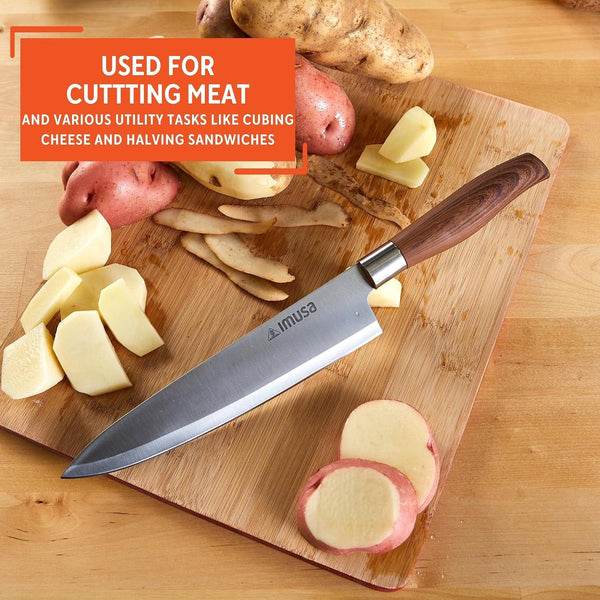 8 Inch Chef Stainless Steel Chef Knife with Woodlook Handle5