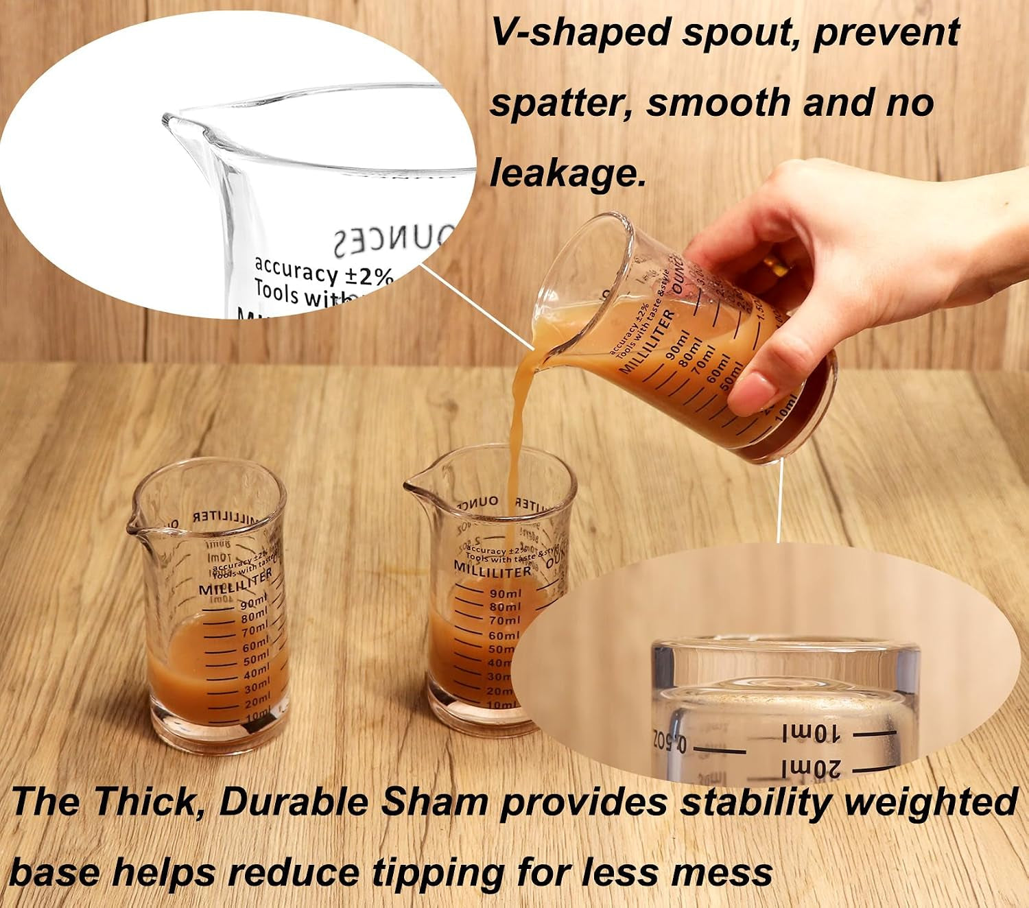 ackers-3oz-90ml-glass-measuring-cup-shot-glass-with-double-scale-ounce-ml-markings-for-kitchen-barblack-line