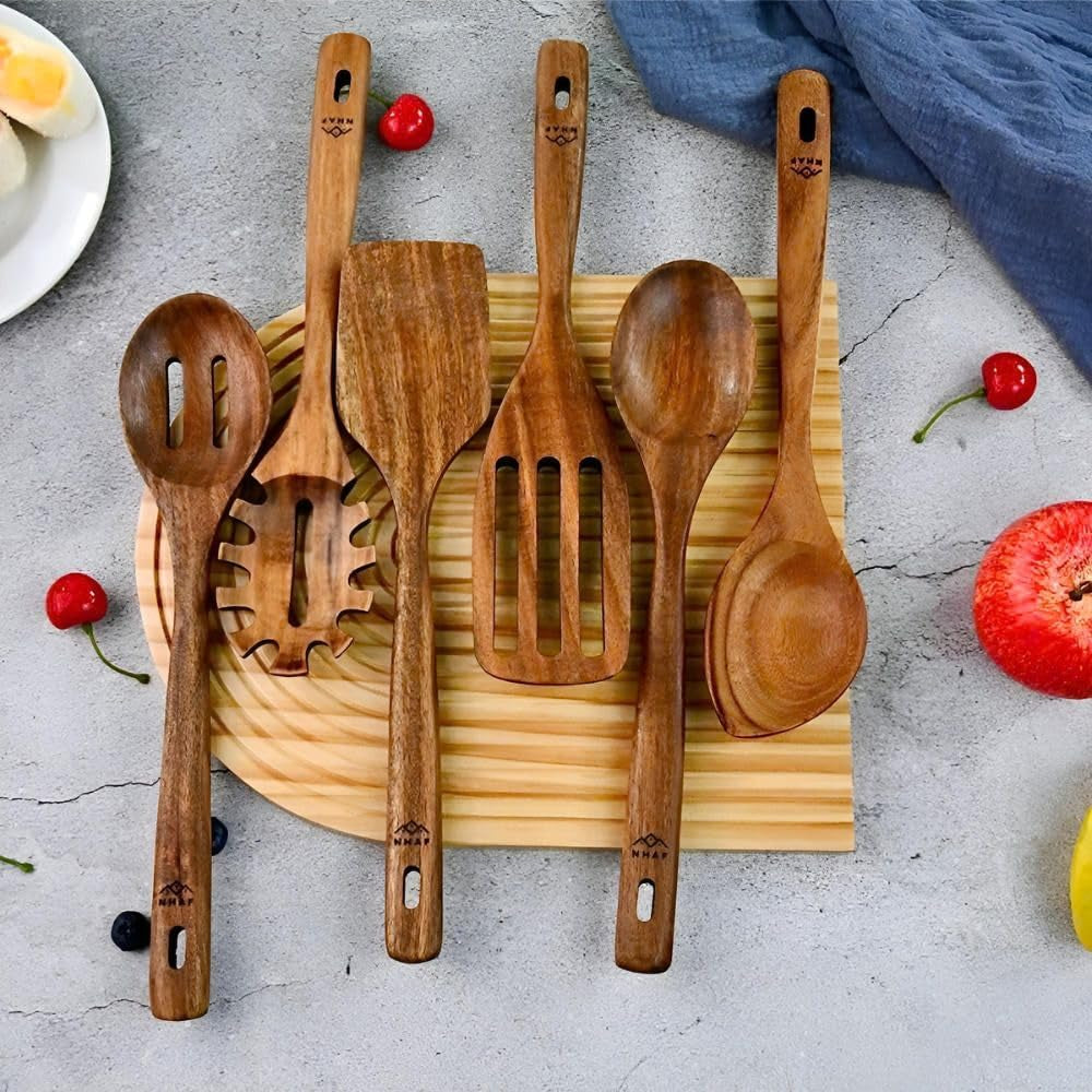wooden-utensils-for-cooking-premium-teak-healthy-spoons-wooden-spoons-for-cooking-durable-eco-friendly-and-safe-teak-cooking-spoon-cooking-gifts-for-mom-set-of-6-and-hooks