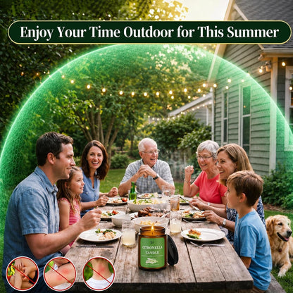 Citronella Candles Outdoor for Camping Patio Indoor Yard 7Oz 2 Pack3