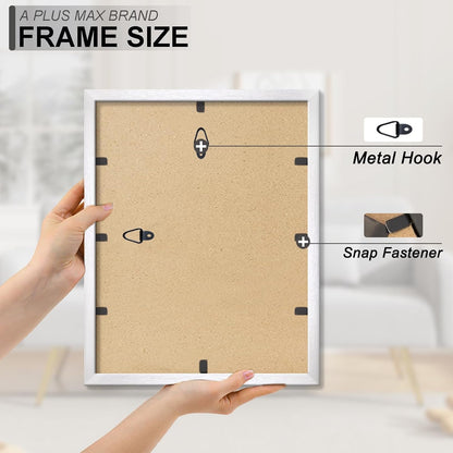 11X14 Picture Frame White Light Weight Wall Mount6