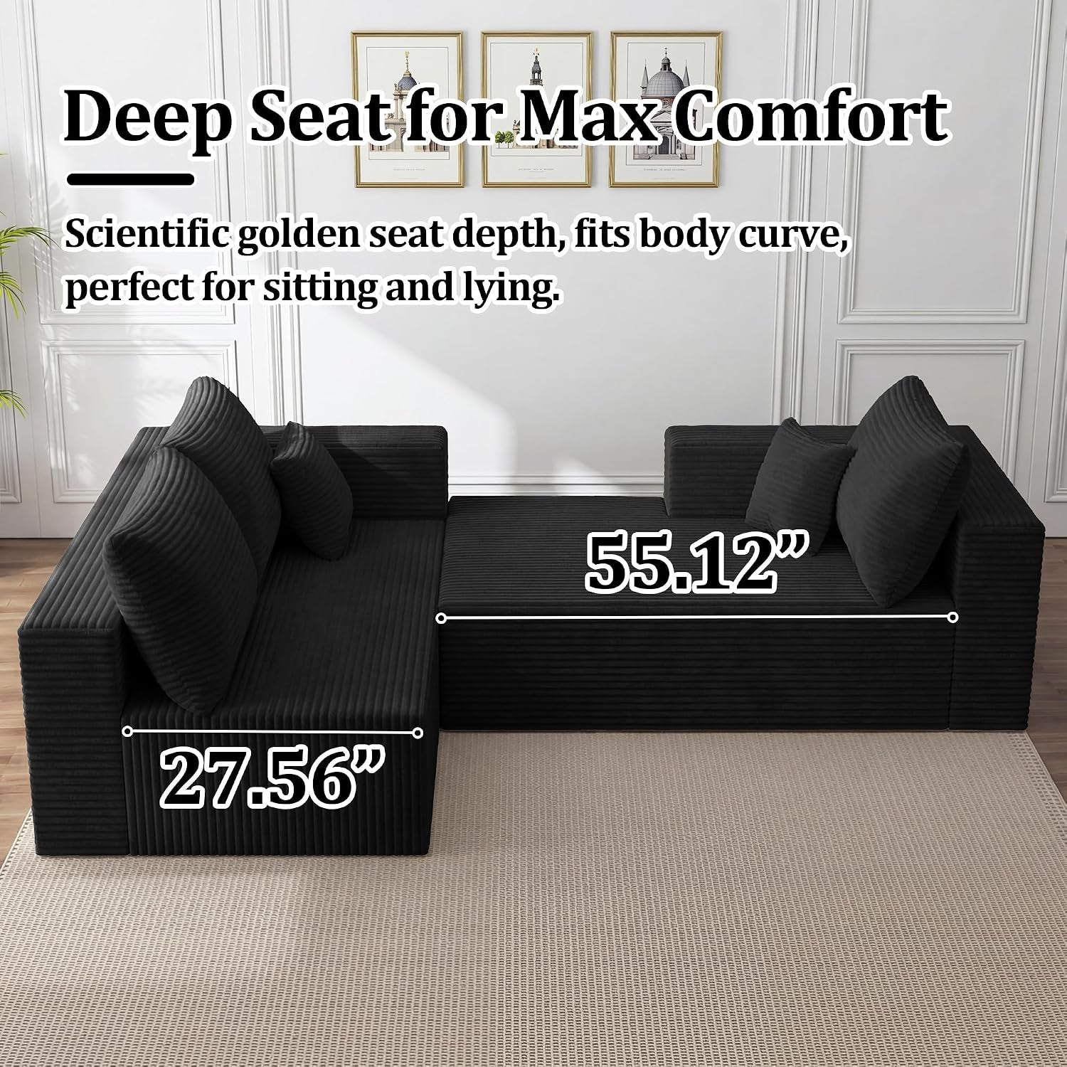92-5-modular-sectional-sofa-l-shaped-cloud-couch-with-deep-seats-and-chaise-upholstered-corduroy-boneless-couch-for-living-room-small-space-no-need-assembly-blackleft-facing-chaise