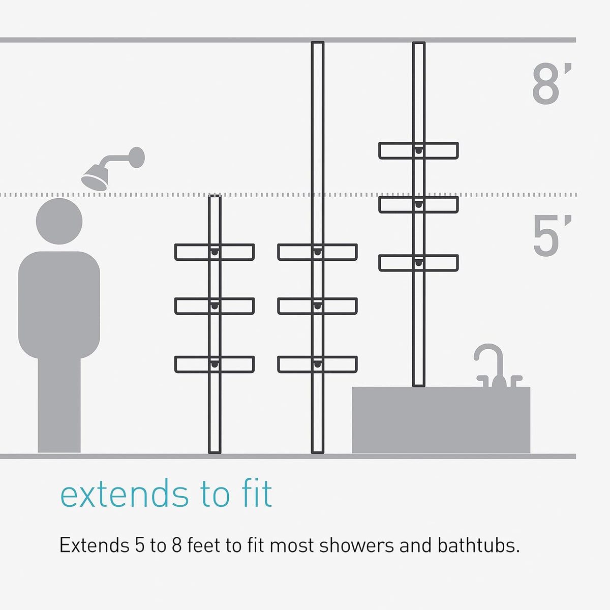 simplehuman-8-tension-pole-shower-caddy-stainless-steel-and-anodized-aluminum